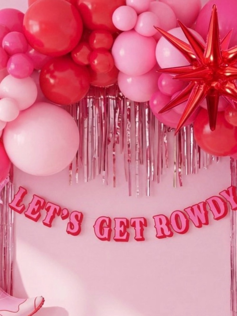 Rowdy Rodeo All-in-One Decor Set - Pink - Picture 2 of 3